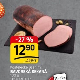 Sekaná bavorskáKostelecké uzeniny