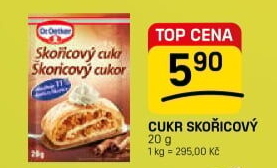 Skořicový cukr Dr. Oetker
