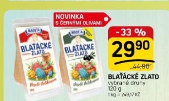 Sýr Blaťácké zlato Madeta