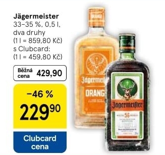 Bylinný likér Jägermeister