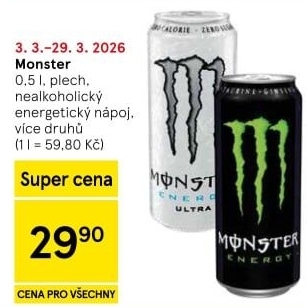 Energetický nápoj Monster Energy