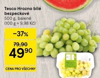 Hrozny bílé bezsemenné The Grower'