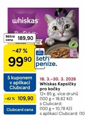 Kapsičky pro kočky Whiskas