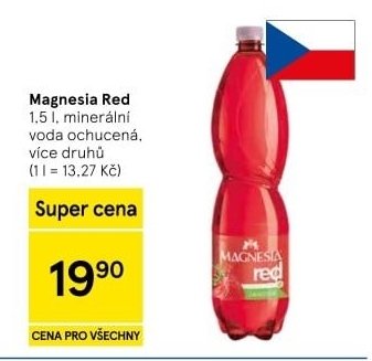 Minerální voda Magnesia Red