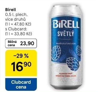 Nealkoholické pivo Birell