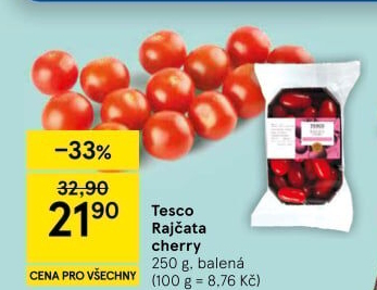 Rajčata cherry Tesco