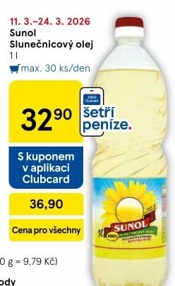 Slunečnicový olej Sunol