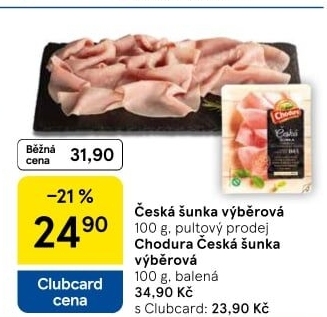 Šunka česká výběrová Beskydské uzeniny Chodura