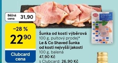 Šunka od kosti výběrová