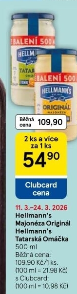 Tatarská omáčka Hellmann'