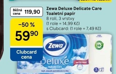 Toaletní papír 3vrstvý Deluxe Zewa