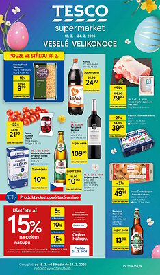 akční leták Tesco 18.3.2026-24.3.2026