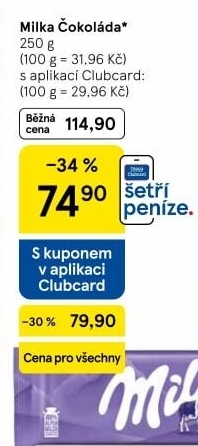 Čokoláda Milka