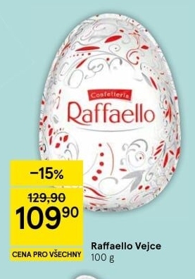 Čokoládové vajíčko Raffaello
