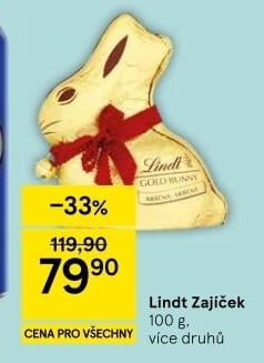 Čokoládový zajíc Lindt