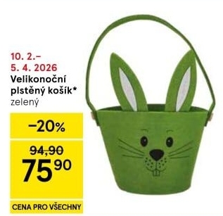 Dekorační plstěný košík