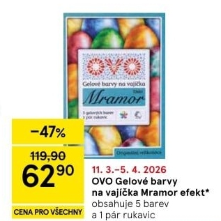 Gelová barva na vajíčka s efektem OVO