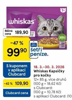 Kapsičky pro kočky Whiskas