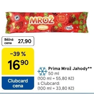 Nanuk Jahody v čokoládě Mrož Prima