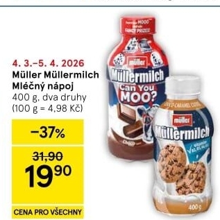 Nápoj mléčný Müllermilch Müller