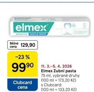 Pasty na zuby Elmex