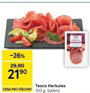 Salám Herkules Tesco
