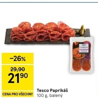 Salám Paprikáš Tesco