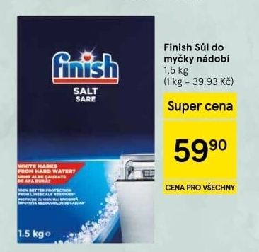 Sůl do myčky Finish