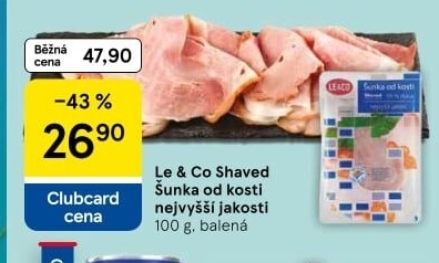 Šunka od kosti nejvyšší jakosti LE&amp