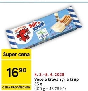 Sýr a křup Veselá kráva