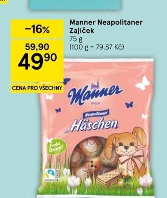 Vajíčka Neapolitaner Manner