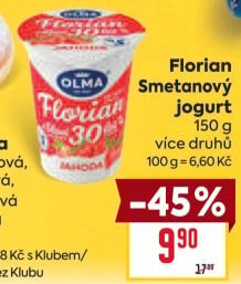 Jogurt smetanový Florian Olma