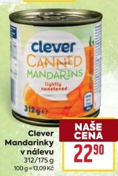 Kompot mandarinky Clever