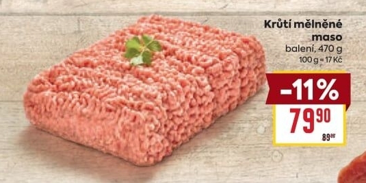 Krůtí mělněné maso