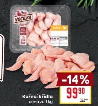 Kuřecí křídla Vocílka