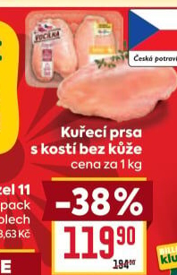 Kuřecí prsa s kostí Vocílka