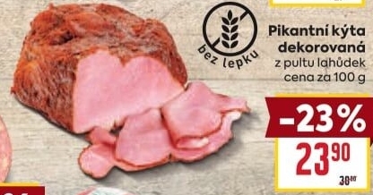 Kýta dekorovaná pikantní