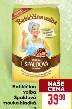 Mouka špaldová Babiččina volba