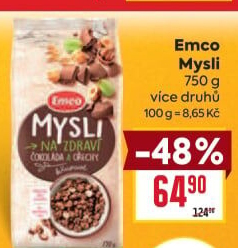 Müsli Mysli na zdraví Emco