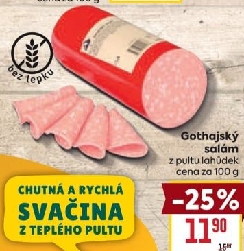 Salám Gothaj Kostelecké uzeniny