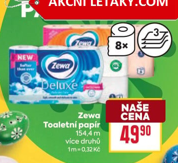 Toaletní papír 3vrstvý Deluxe Zewa