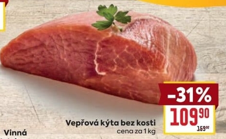 Vepřová kýta bez kosti