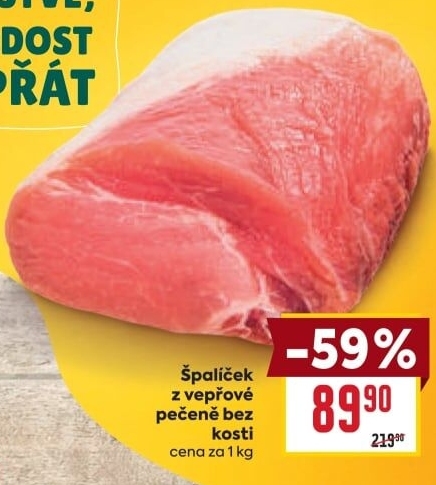 Vepřová pečeně bez kosti