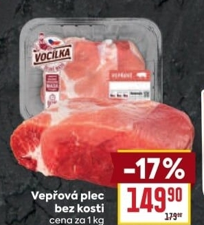 Vepřová plec bez kosti Vocílka