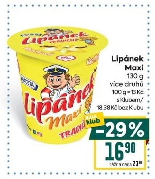 Dezert Lipánek Madeta