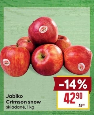 Jablka Crimson Snow