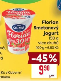 Jogurt smetanový Florian Olma