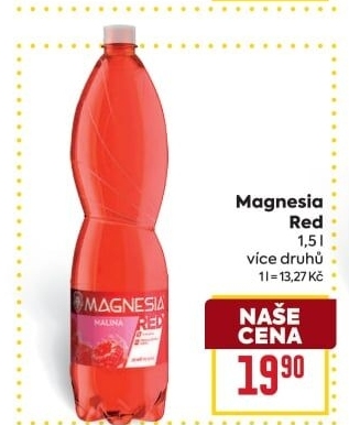 Minerální voda Magnesia Red