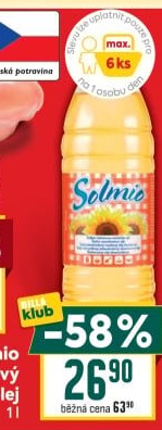 Slunečnicový olej Solmio