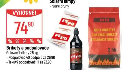 Brikety grilovací